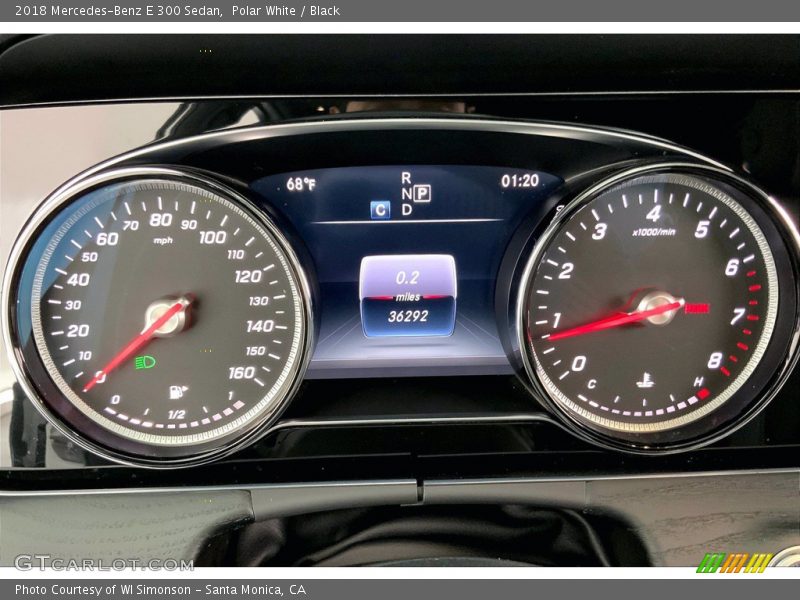 Polar White / Black 2018 Mercedes-Benz E 300 Sedan