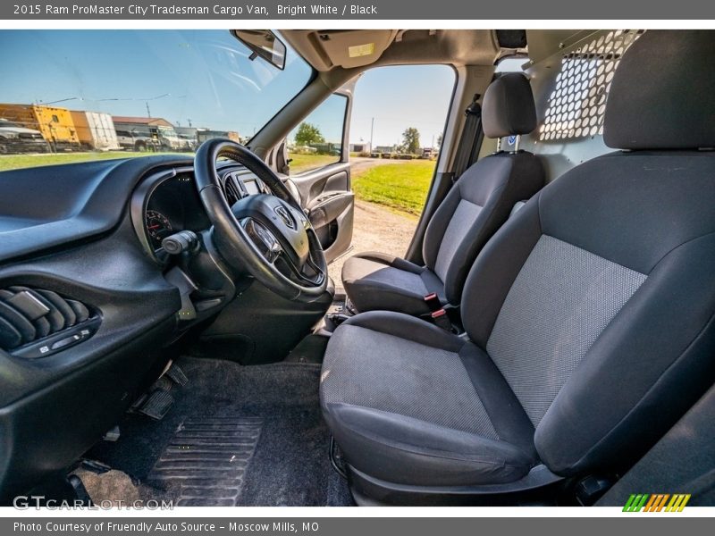 Bright White / Black 2015 Ram ProMaster City Tradesman Cargo Van