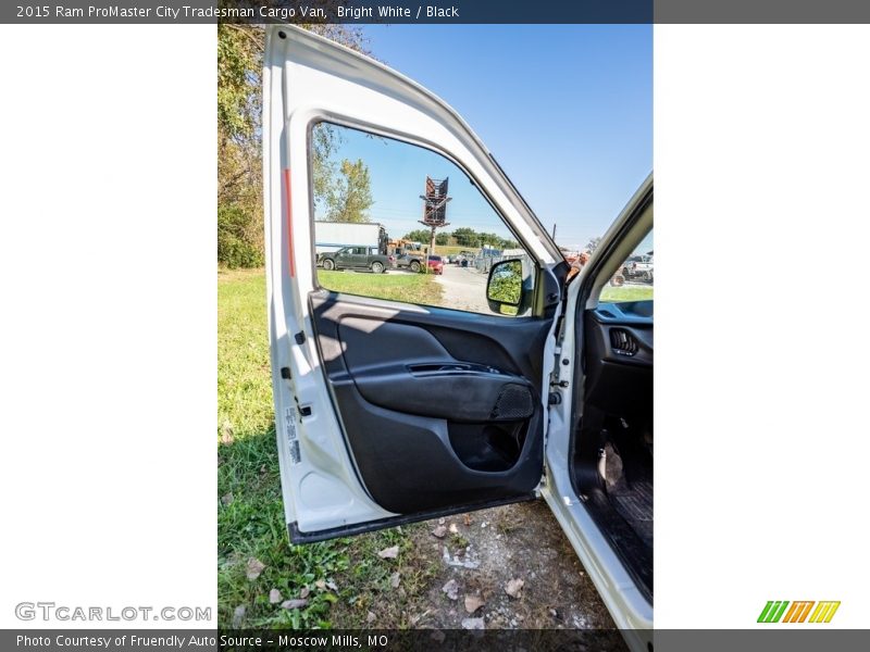 Bright White / Black 2015 Ram ProMaster City Tradesman Cargo Van