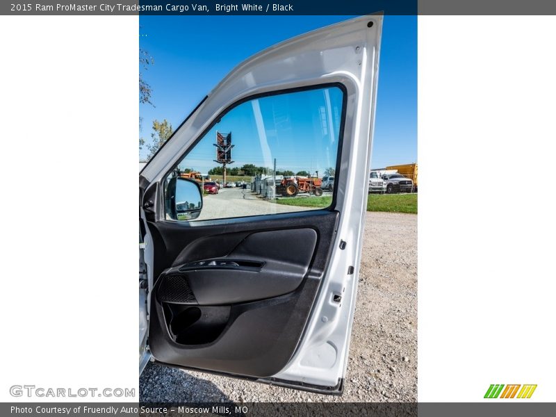 Bright White / Black 2015 Ram ProMaster City Tradesman Cargo Van