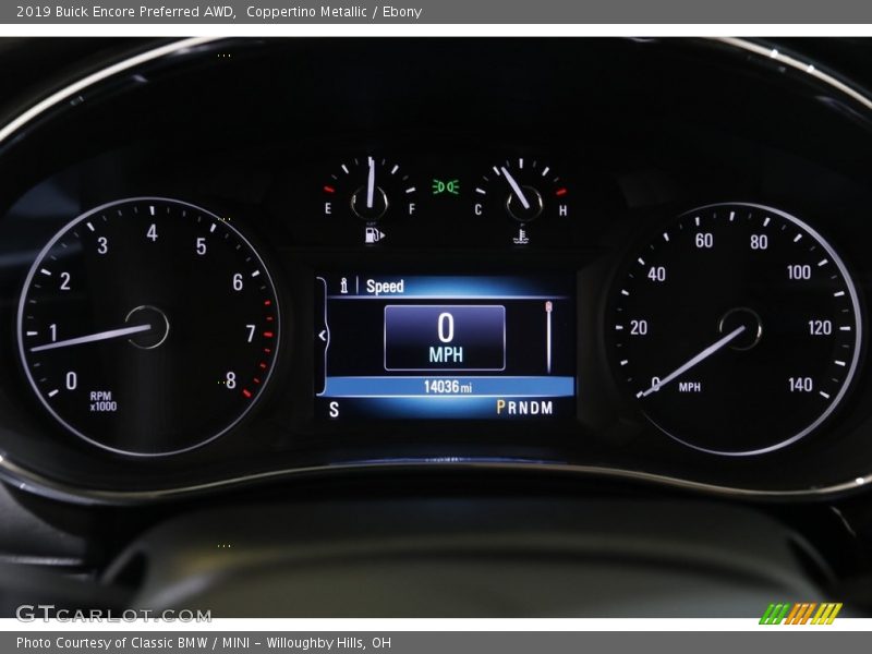 Coppertino Metallic / Ebony 2019 Buick Encore Preferred AWD