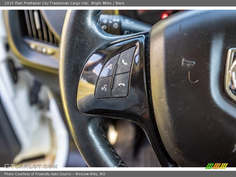 Bright White / Black 2015 Ram ProMaster City Tradesman Cargo Van