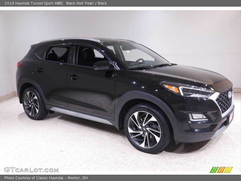 Black Noir Pearl / Black 2019 Hyundai Tucson Sport AWD