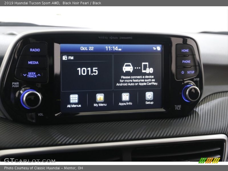 Black Noir Pearl / Black 2019 Hyundai Tucson Sport AWD