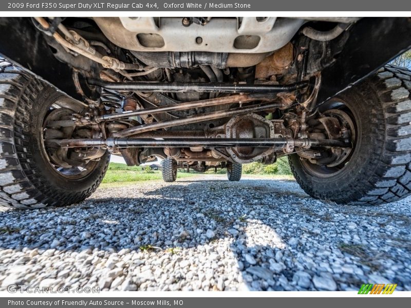 Undercarriage of 2009 F350 Super Duty XLT Regular Cab 4x4