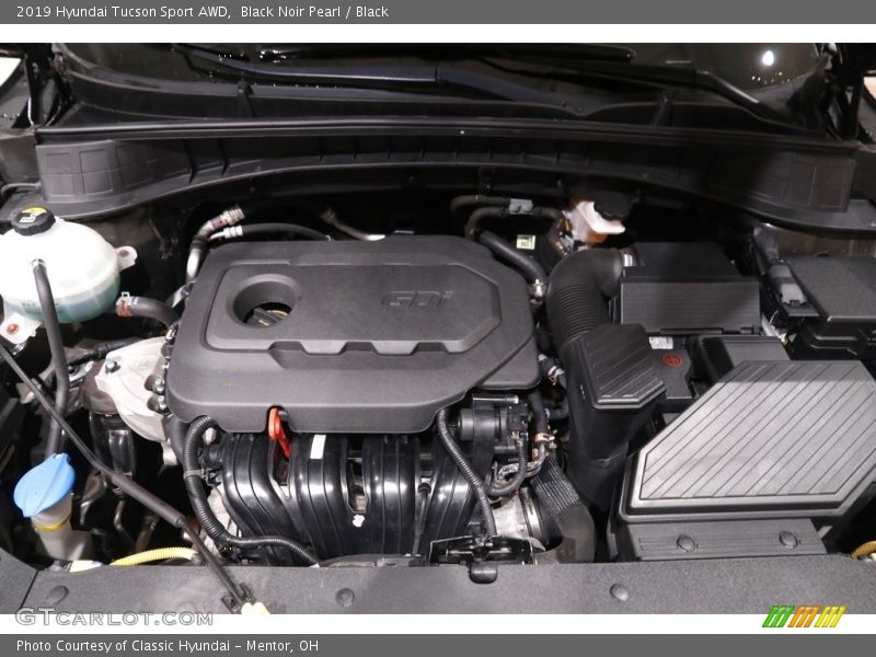 Black Noir Pearl / Black 2019 Hyundai Tucson Sport AWD