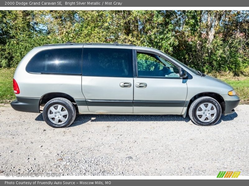 Bright Silver Metallic / Mist Gray 2000 Dodge Grand Caravan SE