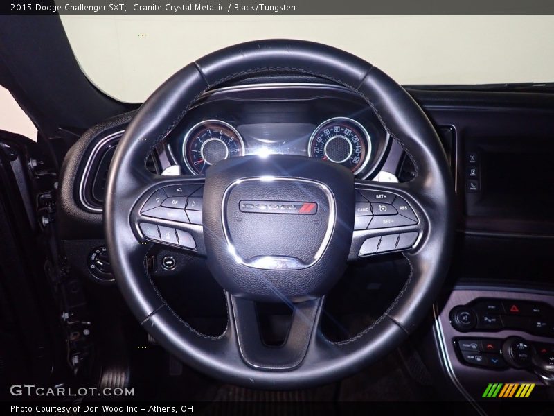 Granite Crystal Metallic / Black/Tungsten 2015 Dodge Challenger SXT