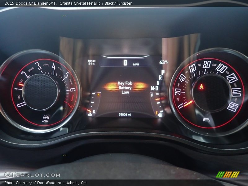 Granite Crystal Metallic / Black/Tungsten 2015 Dodge Challenger SXT