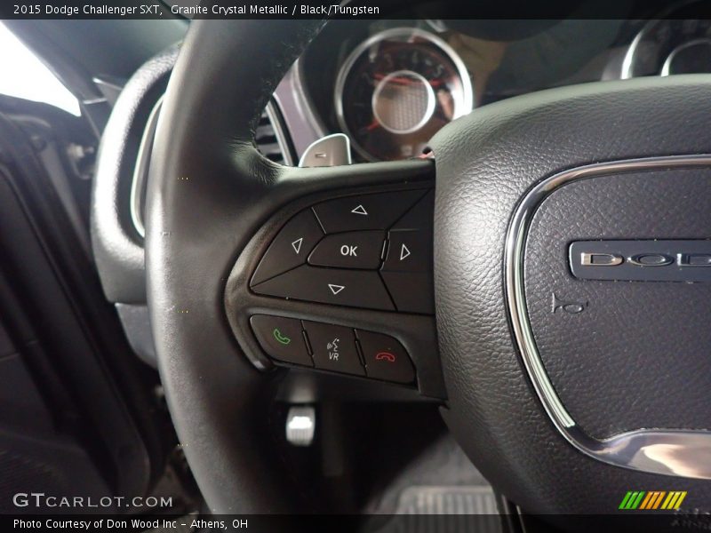 Granite Crystal Metallic / Black/Tungsten 2015 Dodge Challenger SXT