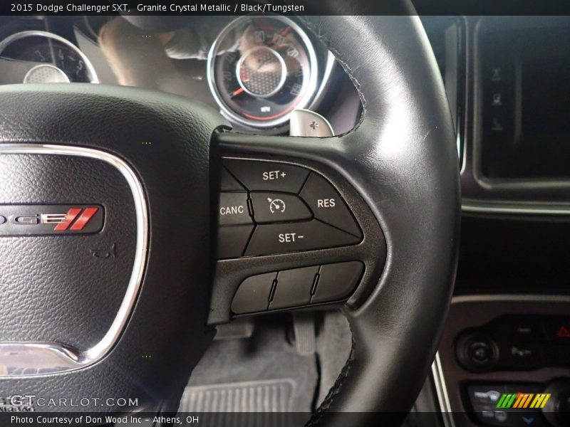 Granite Crystal Metallic / Black/Tungsten 2015 Dodge Challenger SXT