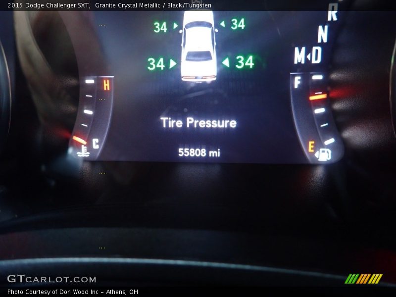 Granite Crystal Metallic / Black/Tungsten 2015 Dodge Challenger SXT