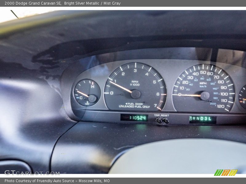 Bright Silver Metallic / Mist Gray 2000 Dodge Grand Caravan SE