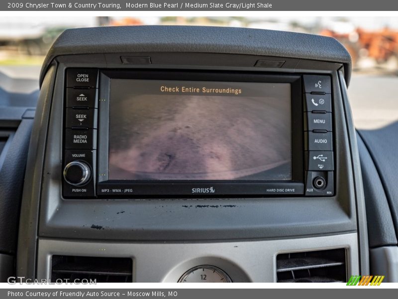 Modern Blue Pearl / Medium Slate Gray/Light Shale 2009 Chrysler Town & Country Touring