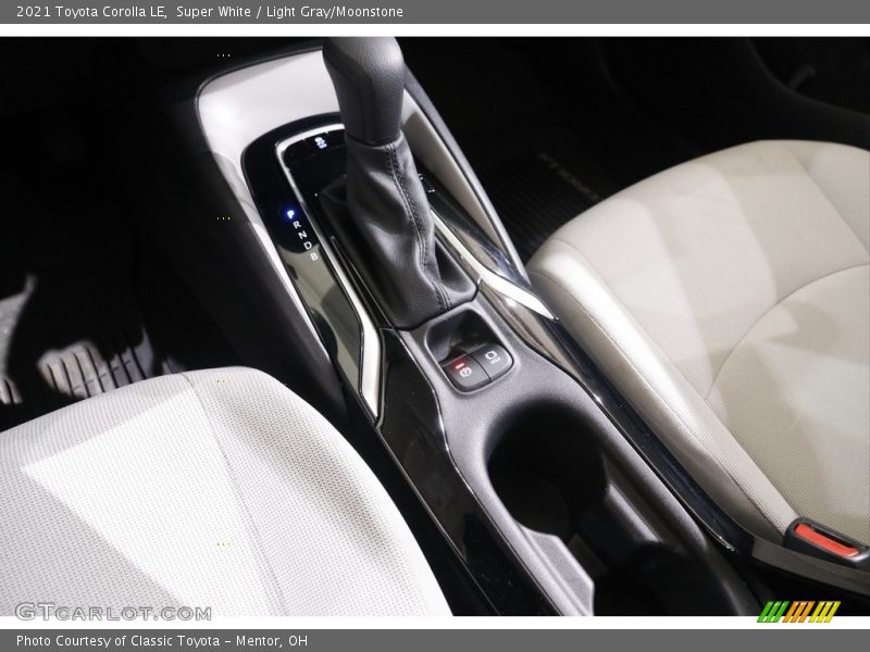 Super White / Light Gray/Moonstone 2021 Toyota Corolla LE