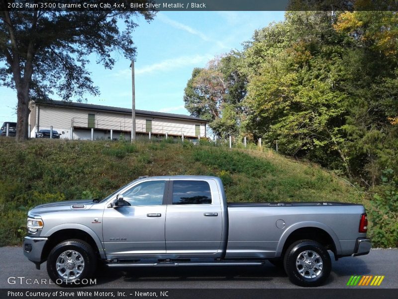 Billet Silver Metallic / Black 2022 Ram 3500 Laramie Crew Cab 4x4