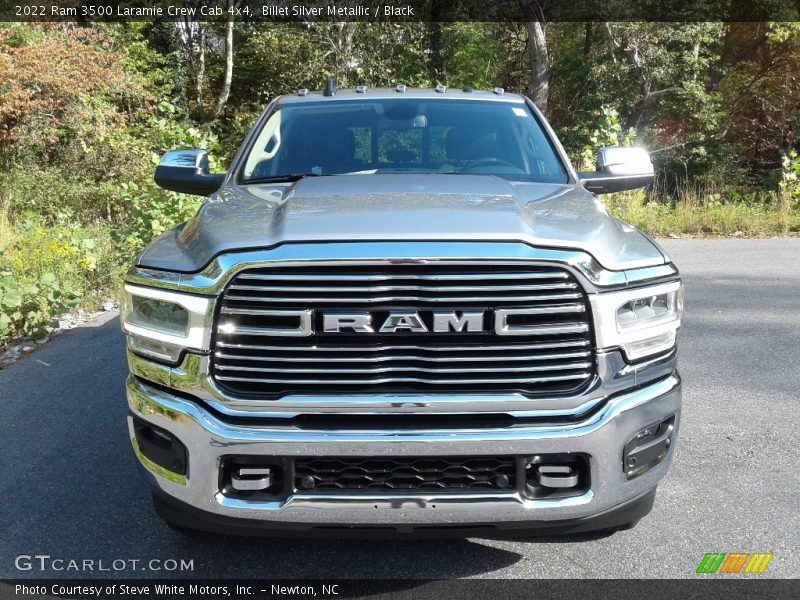 Billet Silver Metallic / Black 2022 Ram 3500 Laramie Crew Cab 4x4