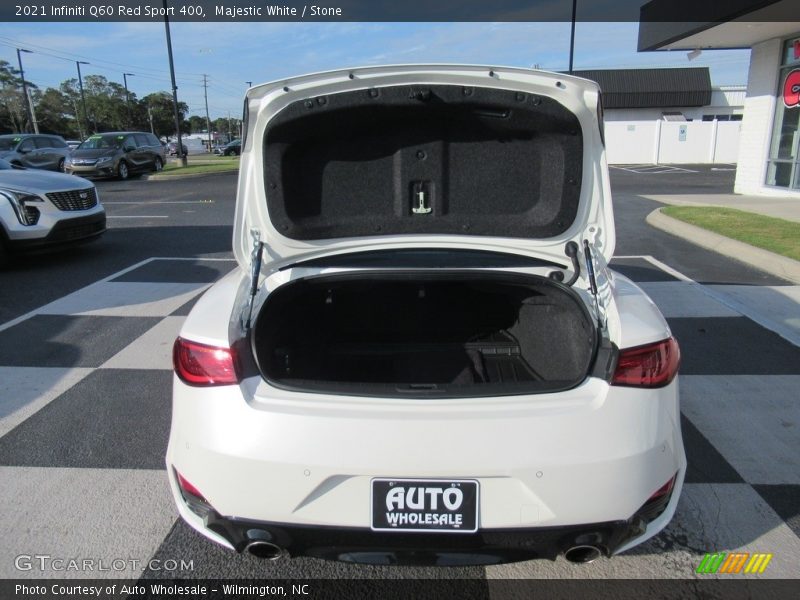 Majestic White / Stone 2021 Infiniti Q60 Red Sport 400