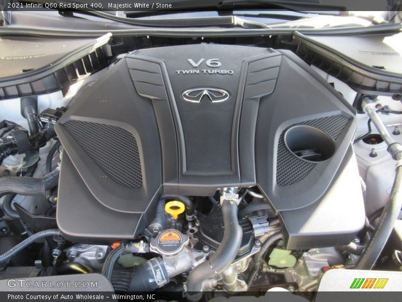  2021 Q60 Red Sport 400 Engine - 3.0 Liter Turbocharged DOHC 24-Valve VVT V6