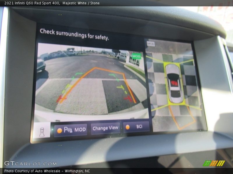 Majestic White / Stone 2021 Infiniti Q60 Red Sport 400