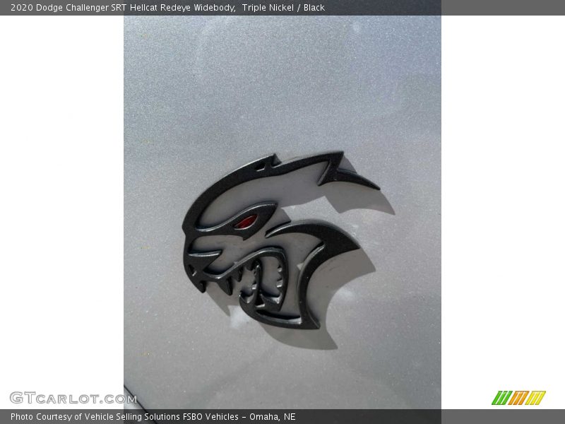 Triple Nickel / Black 2020 Dodge Challenger SRT Hellcat Redeye Widebody