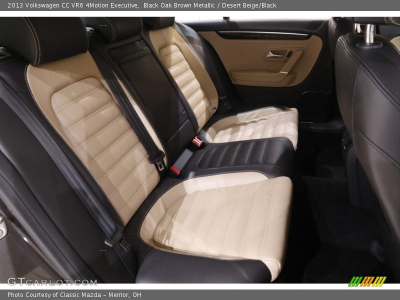 Black Oak Brown Metallic / Desert Beige/Black 2013 Volkswagen CC VR6 4Motion Executive