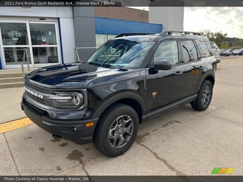 Front 3/4 View of 2021 Bronco Sport Badlands 4x4