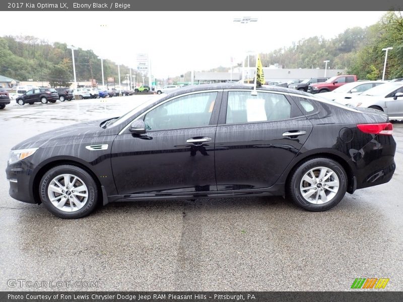  2017 Optima LX Ebony Black