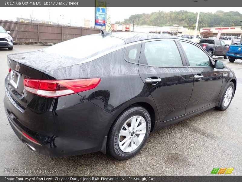 Ebony Black / Beige 2017 Kia Optima LX