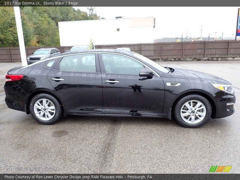  2017 Optima LX Ebony Black