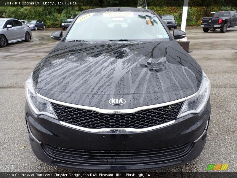  2017 Optima LX Ebony Black