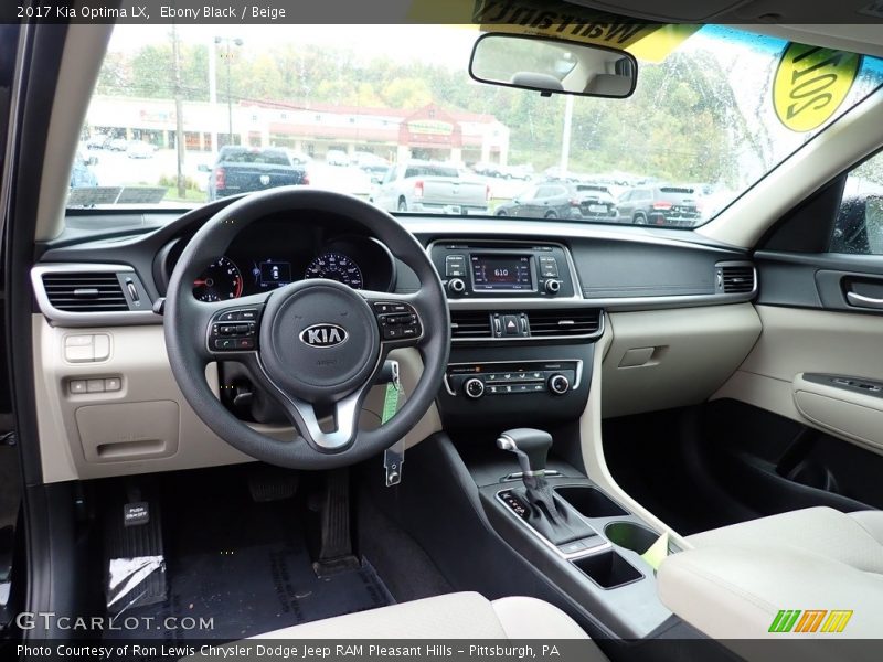 Beige Interior - 2017 Optima LX 