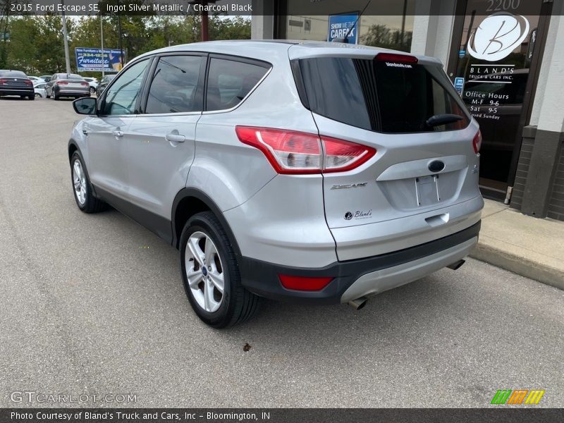 Ingot Silver Metallic / Charcoal Black 2015 Ford Escape SE