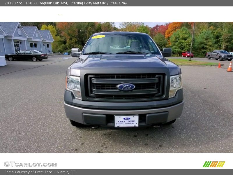 Sterling Gray Metallic / Steel Gray 2013 Ford F150 XL Regular Cab 4x4