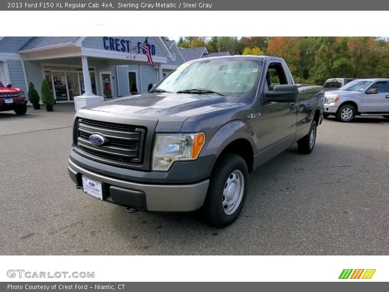 Sterling Gray Metallic / Steel Gray 2013 Ford F150 XL Regular Cab 4x4