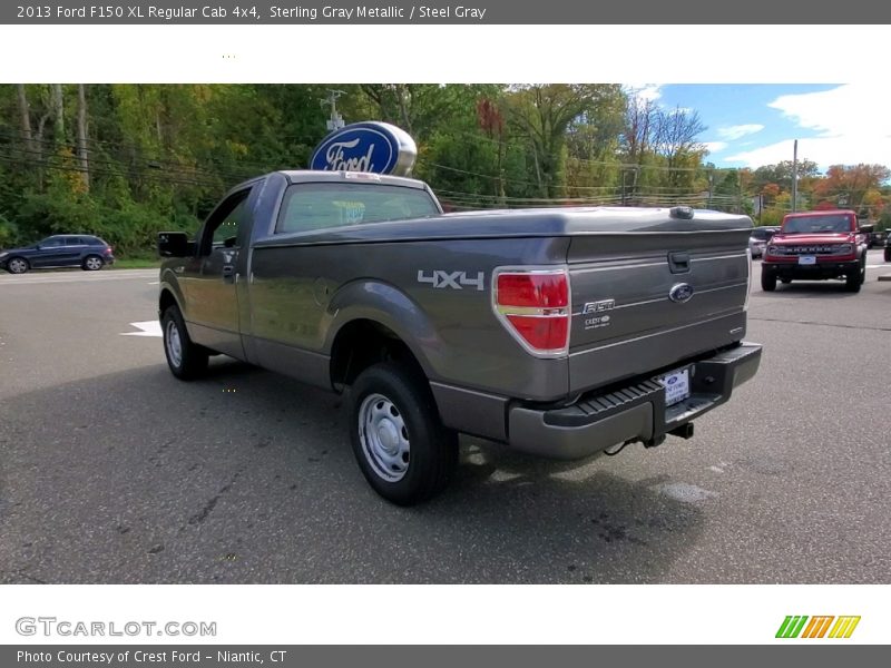 Sterling Gray Metallic / Steel Gray 2013 Ford F150 XL Regular Cab 4x4