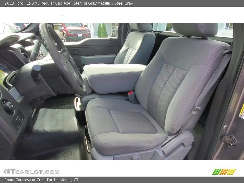 Front Seat of 2013 F150 XL Regular Cab 4x4