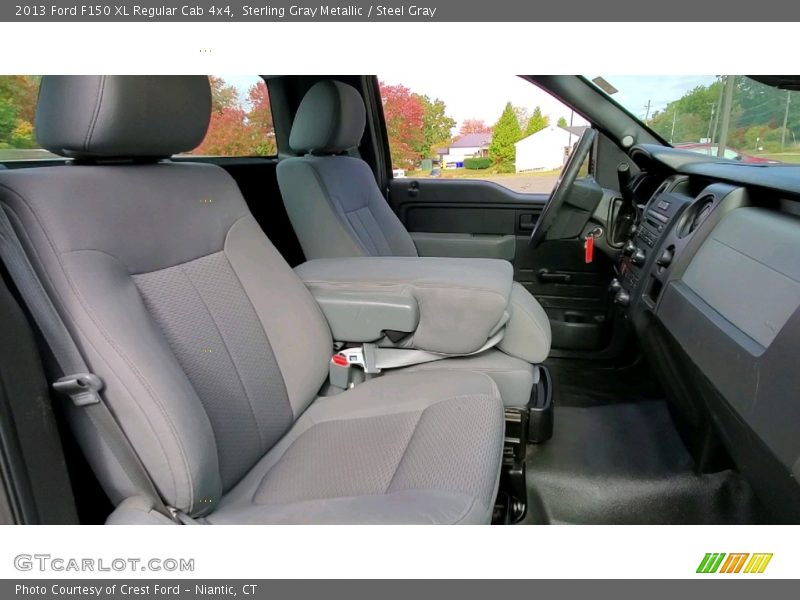 Front Seat of 2013 F150 XL Regular Cab 4x4