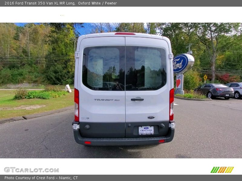 Oxford White / Pewter 2016 Ford Transit 350 Van XL MR Long