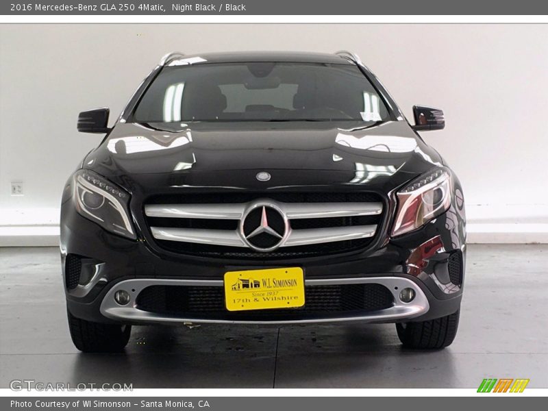 Night Black / Black 2016 Mercedes-Benz GLA 250 4Matic