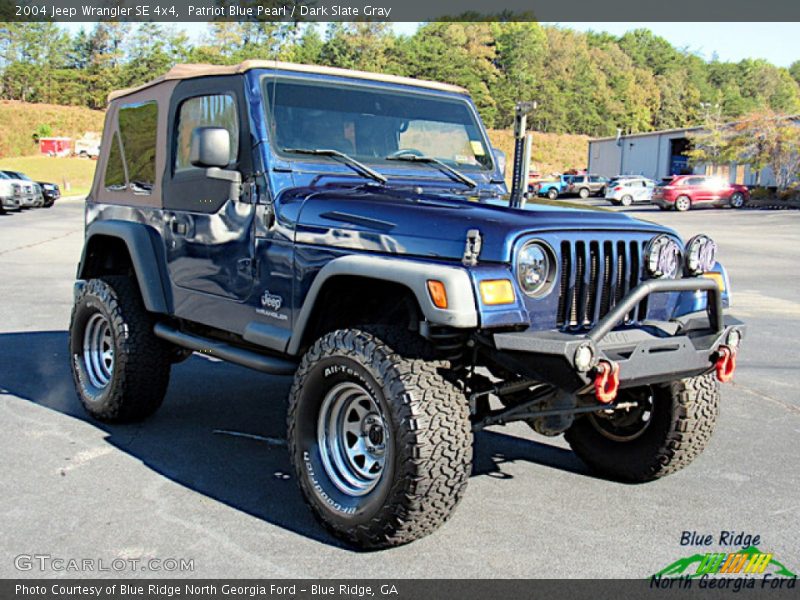 Patriot Blue Pearl / Dark Slate Gray 2004 Jeep Wrangler SE 4x4