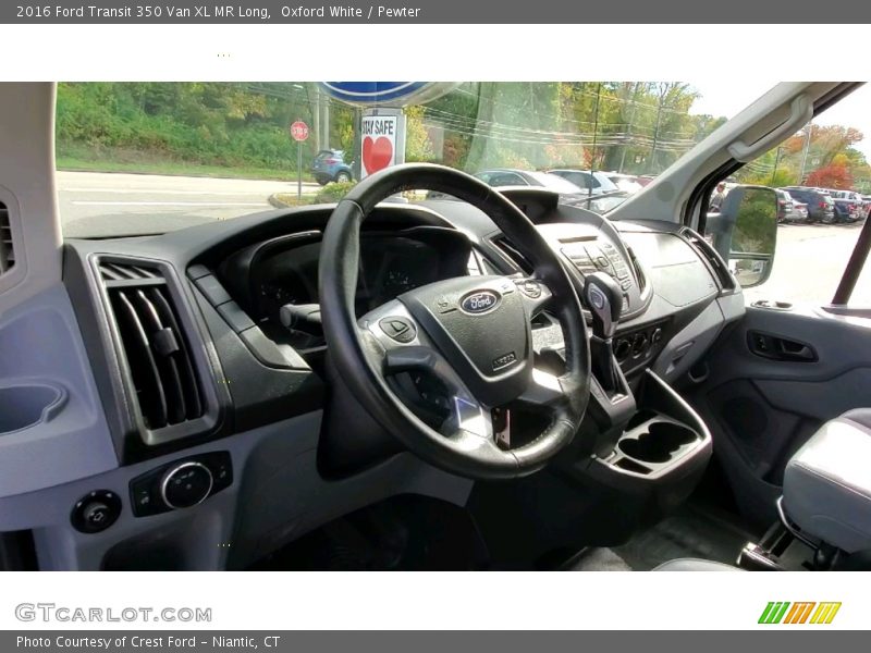 Oxford White / Pewter 2016 Ford Transit 350 Van XL MR Long