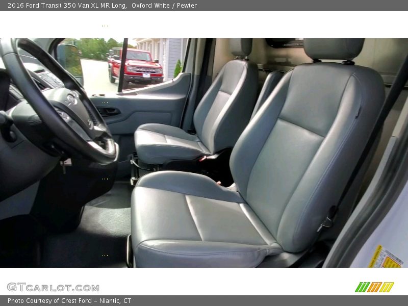 Front Seat of 2016 Transit 350 Van XL MR Long