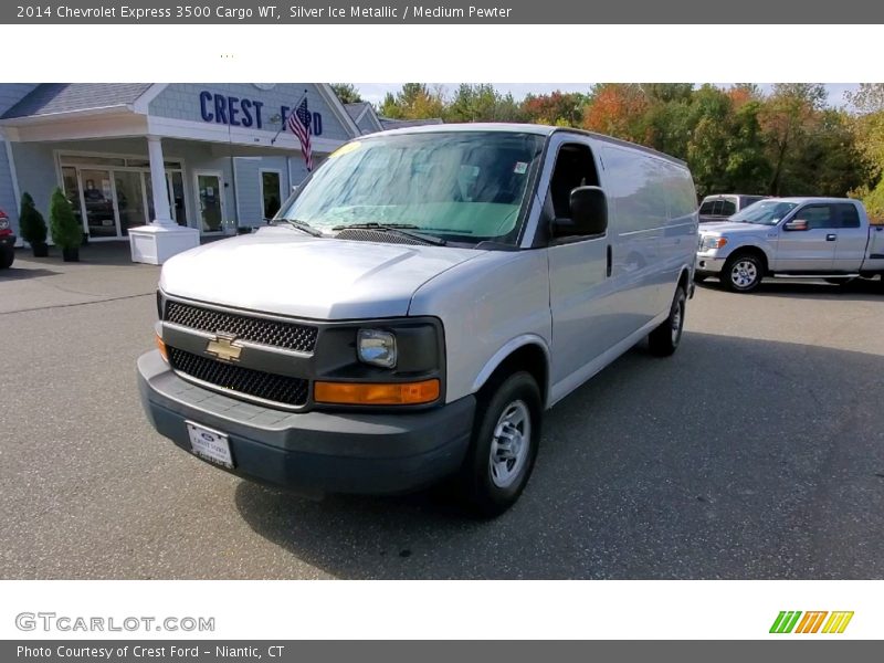 Silver Ice Metallic / Medium Pewter 2014 Chevrolet Express 3500 Cargo WT