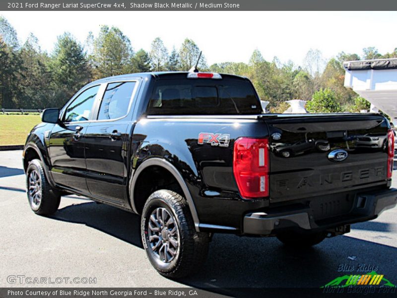 Shadow Black Metallic / Medium Stone 2021 Ford Ranger Lariat SuperCrew 4x4
