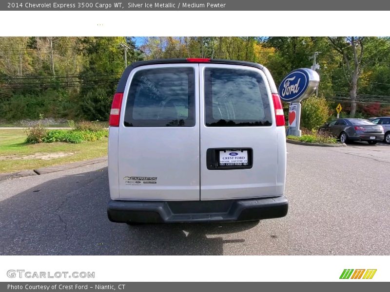 Silver Ice Metallic / Medium Pewter 2014 Chevrolet Express 3500 Cargo WT
