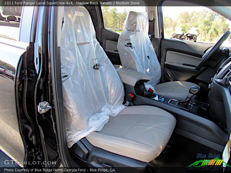 Shadow Black Metallic / Medium Stone 2021 Ford Ranger Lariat SuperCrew 4x4