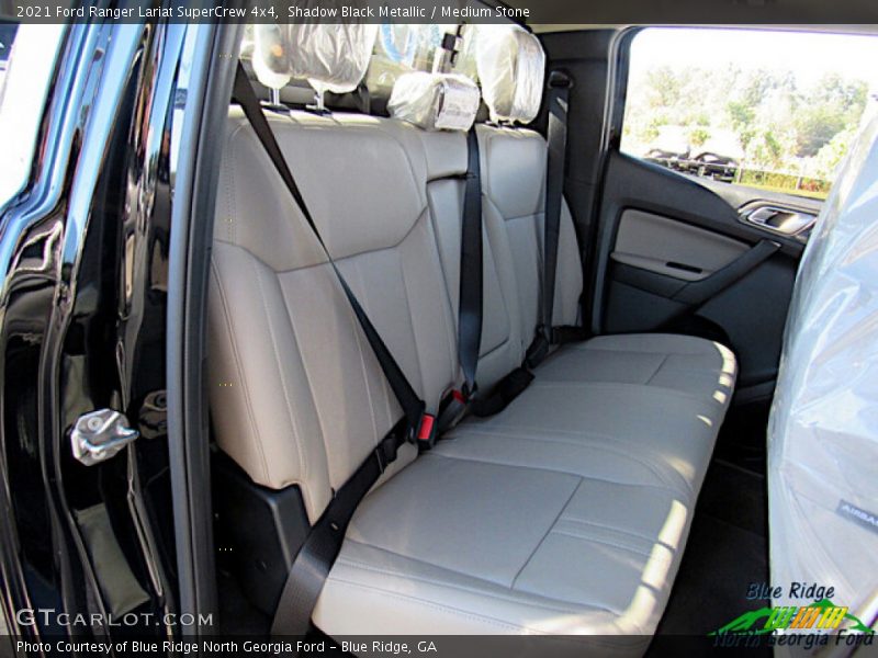 Shadow Black Metallic / Medium Stone 2021 Ford Ranger Lariat SuperCrew 4x4