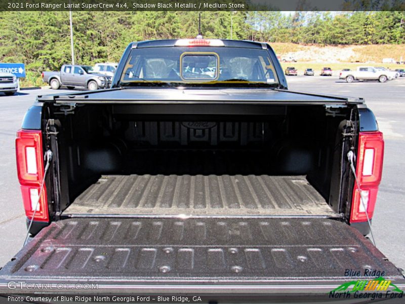 Shadow Black Metallic / Medium Stone 2021 Ford Ranger Lariat SuperCrew 4x4