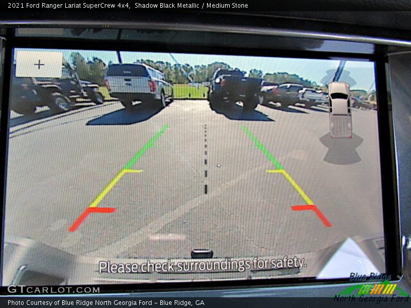 Shadow Black Metallic / Medium Stone 2021 Ford Ranger Lariat SuperCrew 4x4